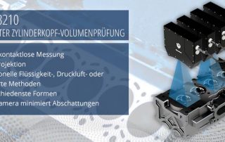 Gocator 3210 Zylinderkopf-Volumenmessung