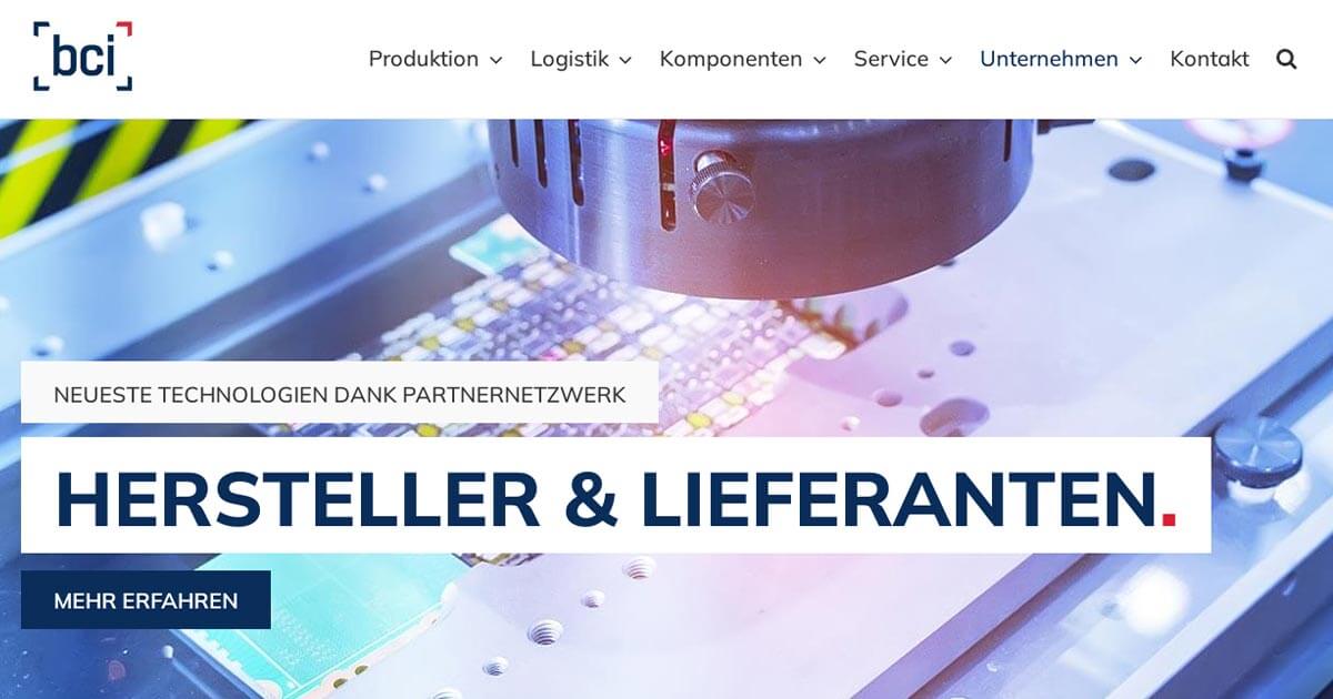 Seit Mehr Als 25 Jahren Erfolgreiche Partner - Bci GmbH